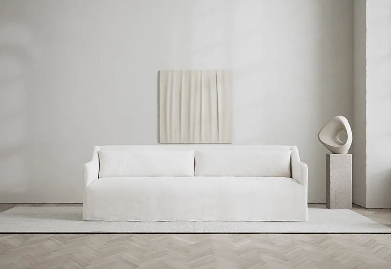 Somerset  2-sits soffa van LAYERED in Winter White – sfeerfoto