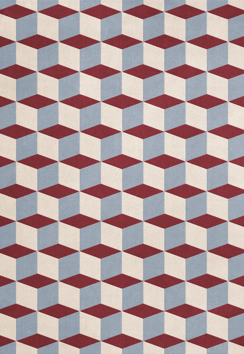 10 Year Collection Illusions Mulberry Sky von LAYERED in 180 × 270 cm – Ambientefoto