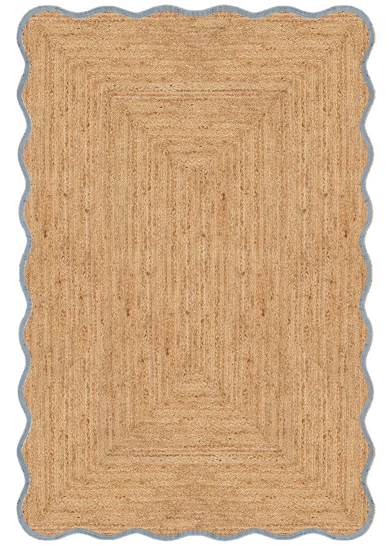 Scallop Jute Misty Blue by LAYERED in Måttbeställ – product photo