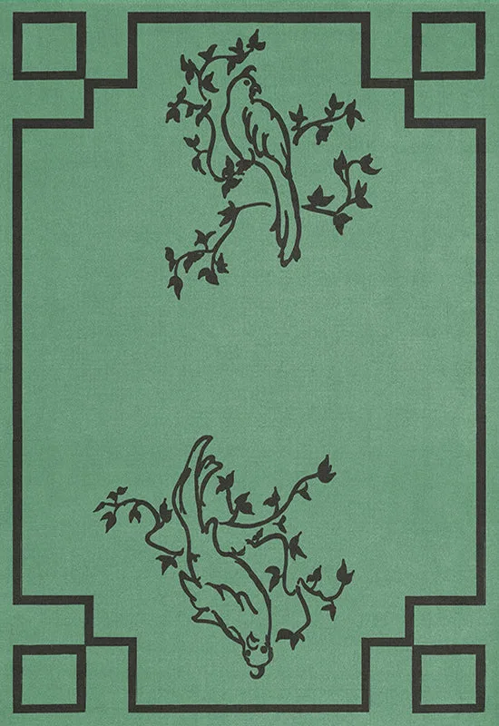 Chinoiserie Parrot Green von LAYERED in 180 × 270 cm – Produktfoto