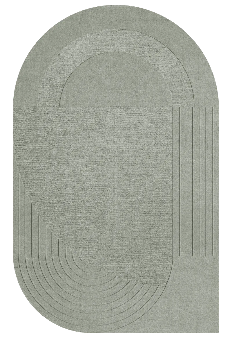 Circular Sage de LAYERED en 180 × 270 cm – photo du produit