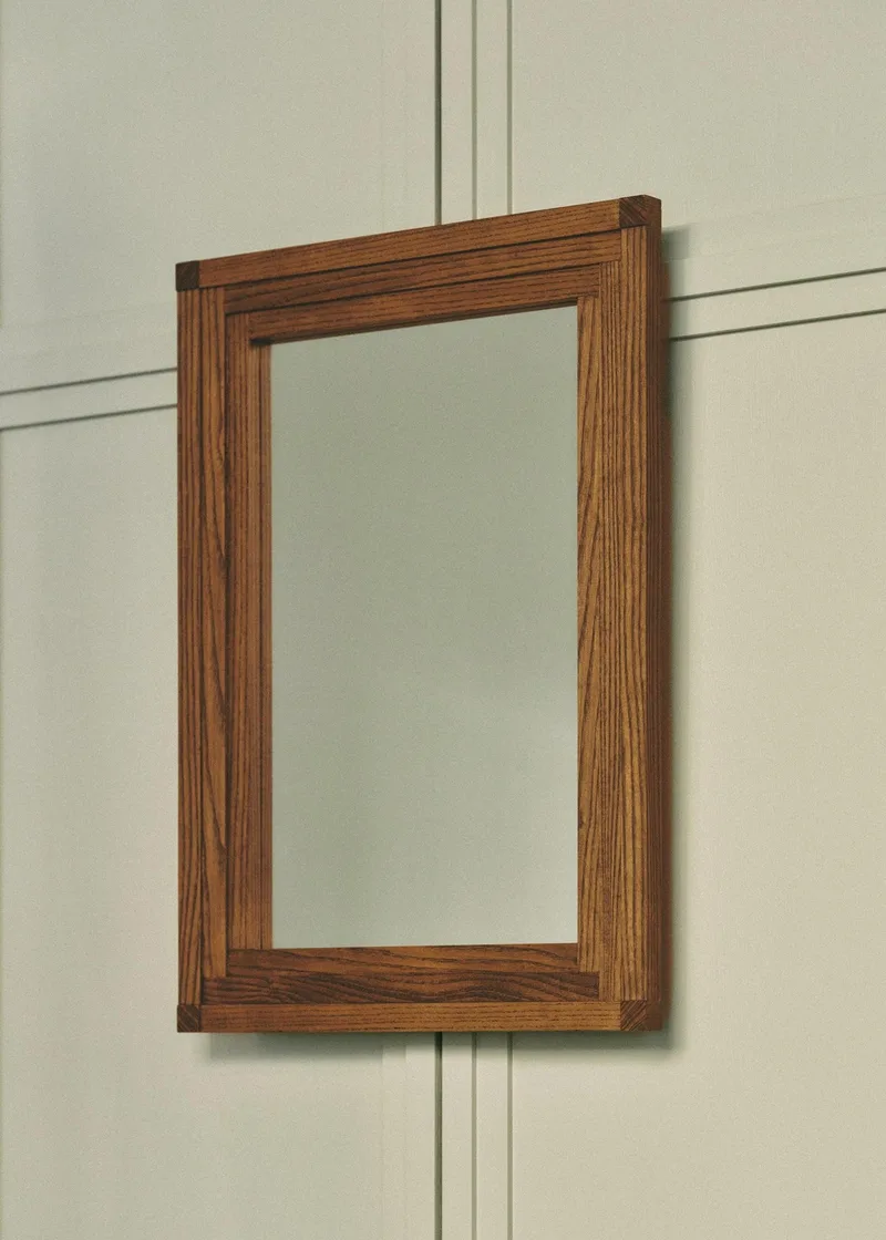 FRANKIE FRAME MIRROR 01 von LOUISE ROE in Golden Brown – Produktfoto