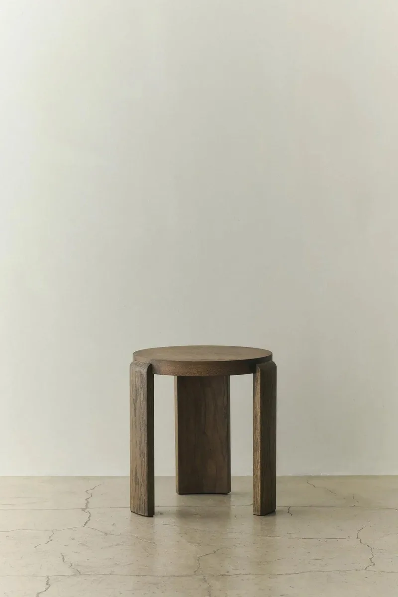 SPINA STOOL by LOUISE ROE in Smoked Oak – interior photo