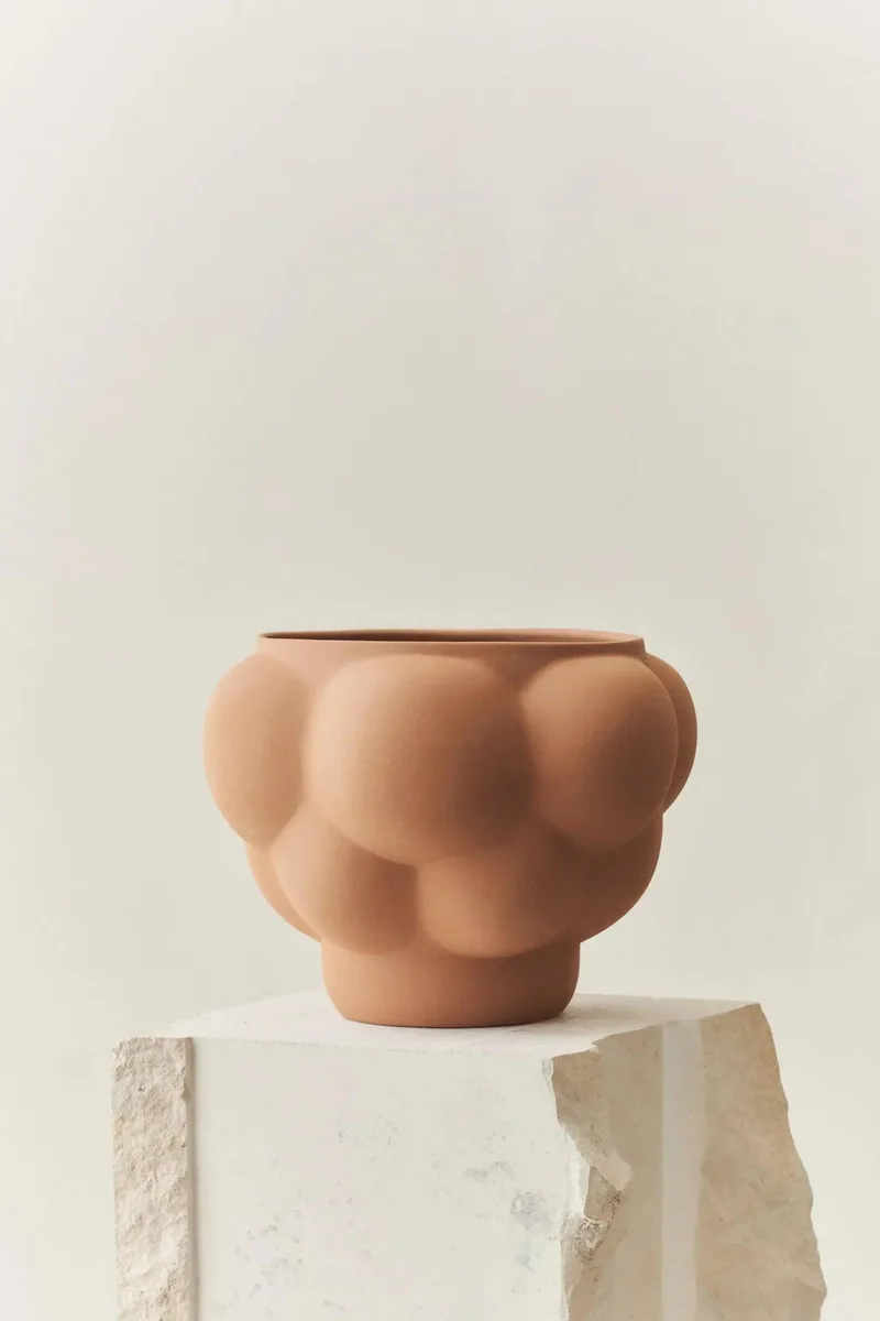 BALLOON BOWL 05 SANDED OCKER by LOUISE ROE – product photo
