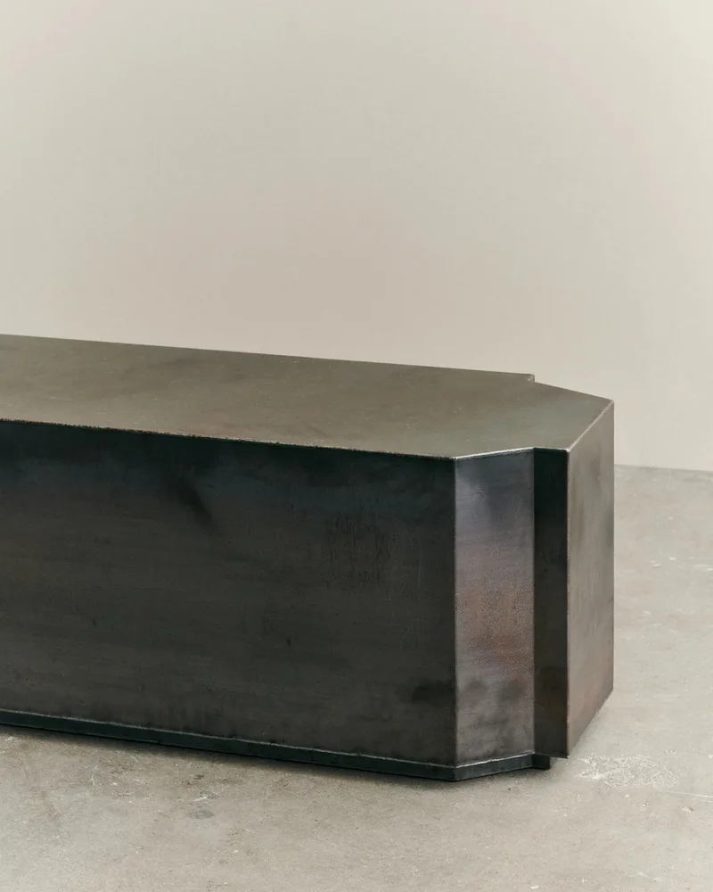 FUNKI BENCH by LOUISE ROE in Raw Iron – interior photo