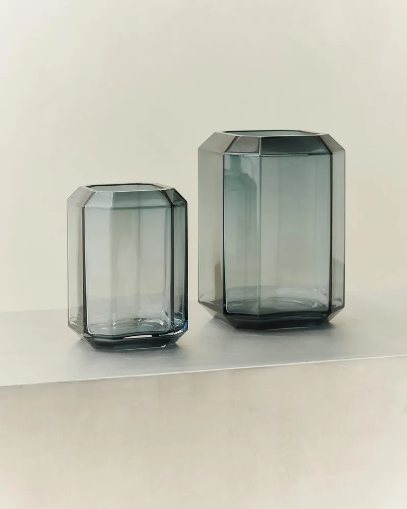 JEWEL VASE MEDIUM by LOUISE ROE in Blue – product photo