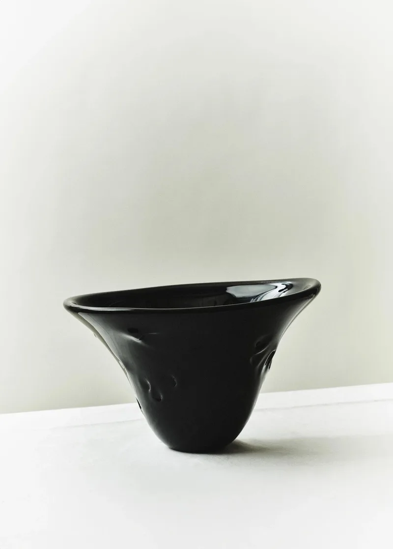 S.R. VINTAGE BOWL DECO BLACK de LOUISE ROE – photo du produit