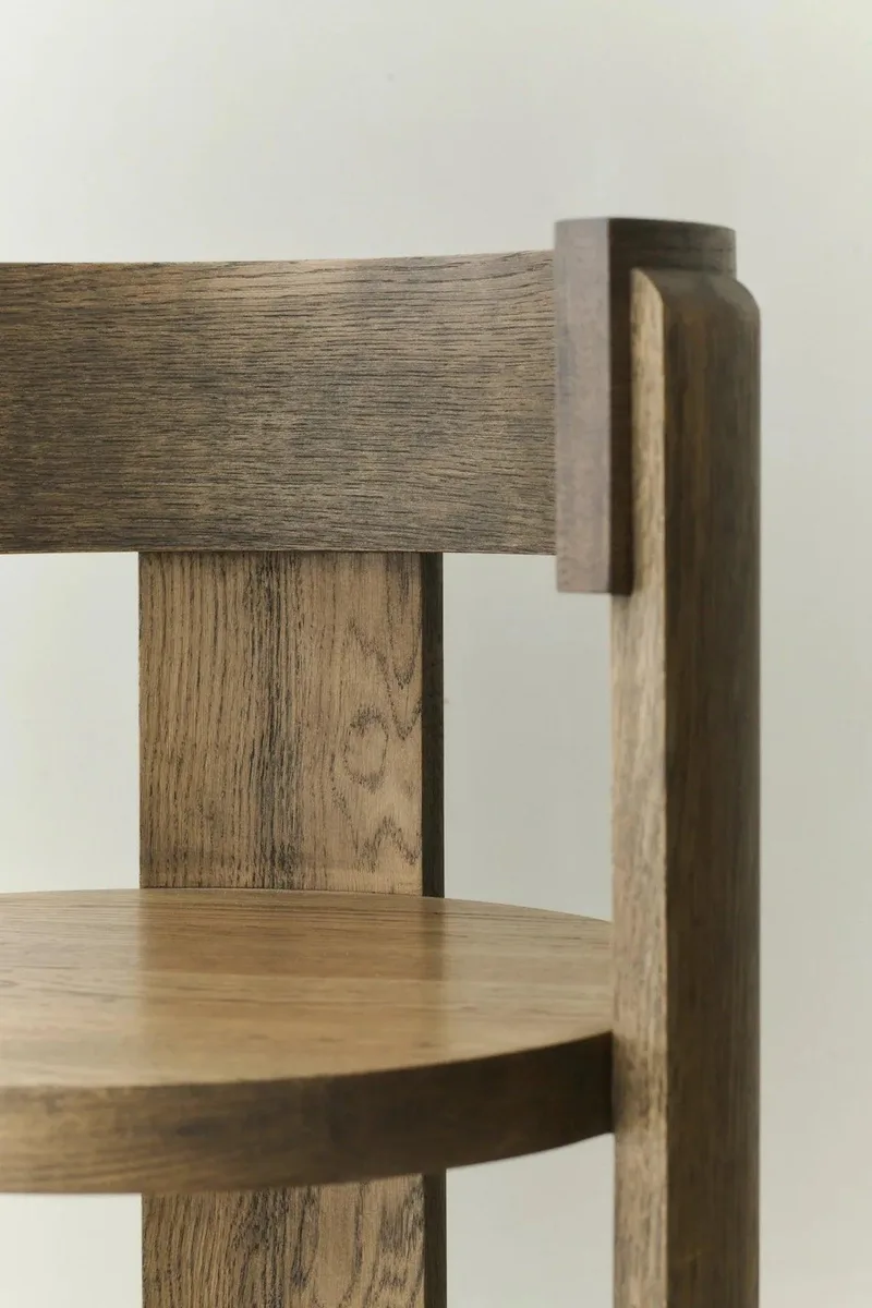 SPINA ARMCHAIR by LOUISE ROE in Smoked Oak – interior photo