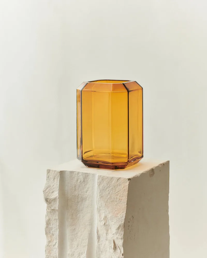 JEWEL VASE GIANT by LOUISE ROE in Amber – product photo