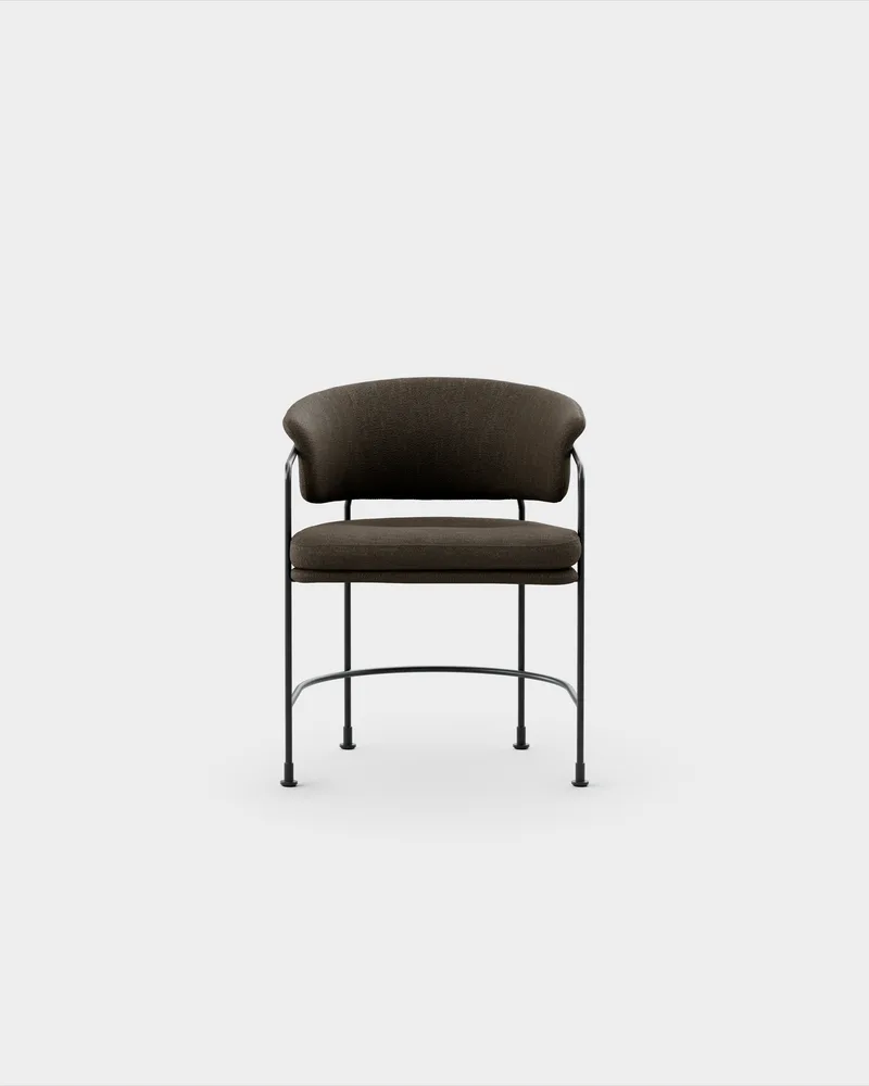 Astro Armchair van Massproductions in Sahco – Ecriture 380, Black – productfoto