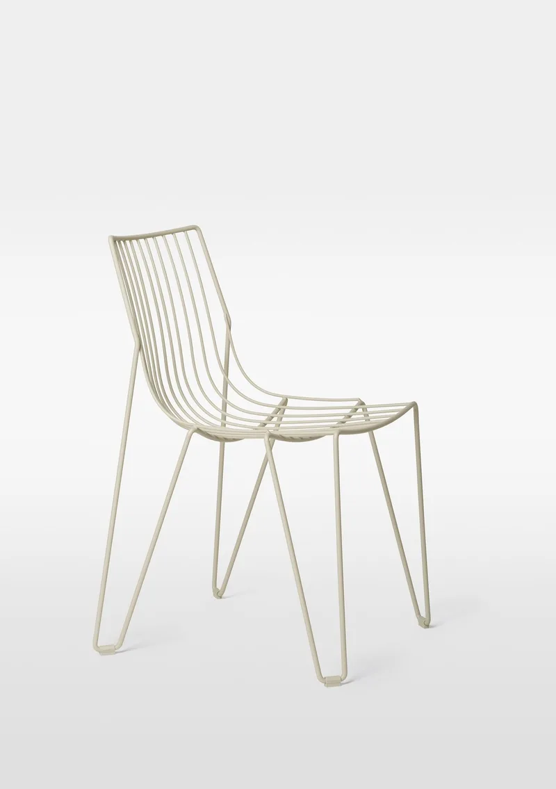 Tio Chair by Massproductions in Ivory – RAL 1015 – product photo