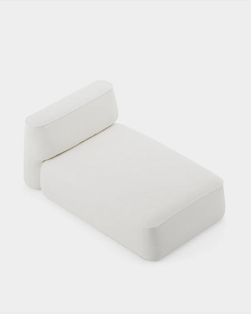 Patch Sofa System - Chaise open by Massproductions in Sahco – Ecriture 100, Chaise open (L) – product photo