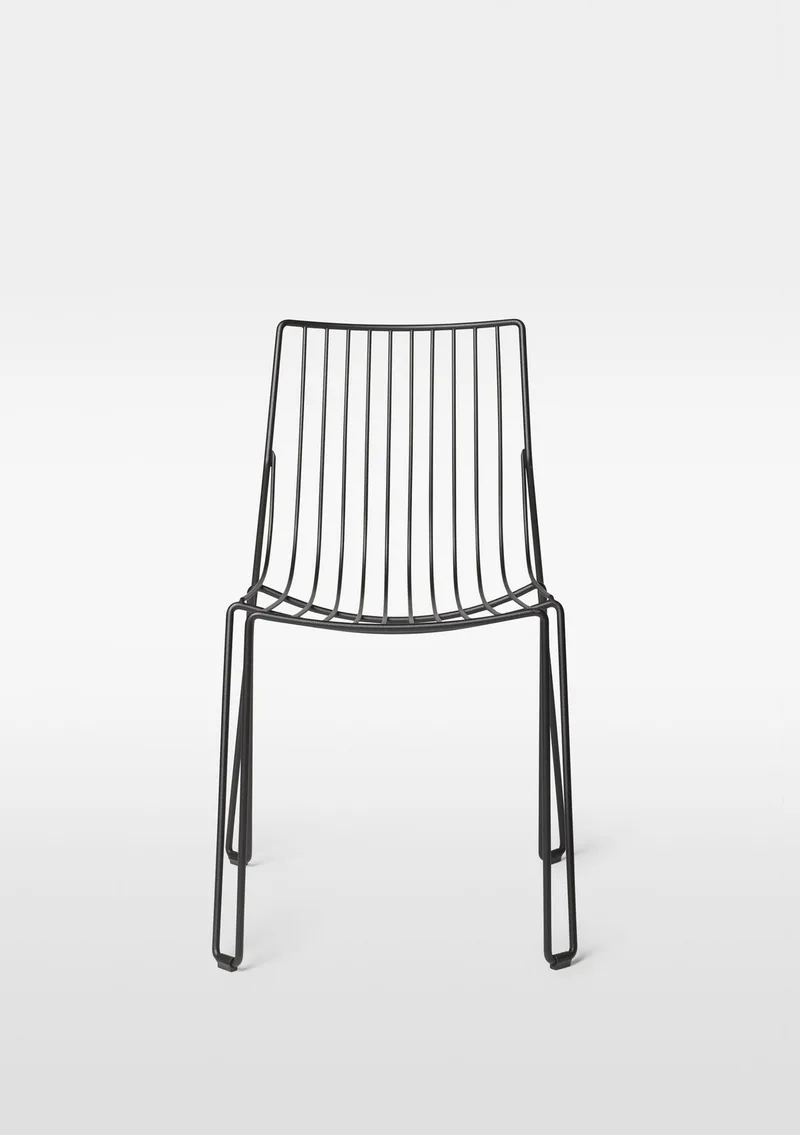 Tio Chair by Massproductions in Black – RAL 9005 – product photo