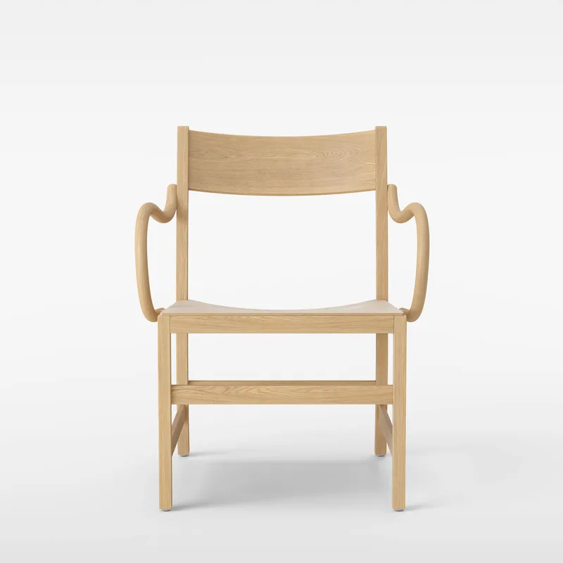 Waiter XL Easy Chair de Massproductions en Natural Oak – photo du produit