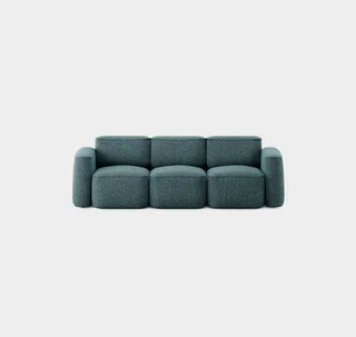 Patch 3-Seater Slim von Massproductions in Kirkby Design – Spiral 06 Dragonfly – Produktfoto 2 von 2