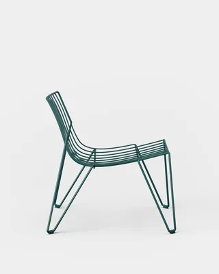 Tio Easy Chair by Massproductions in Blue Green – product photo 2 of 2