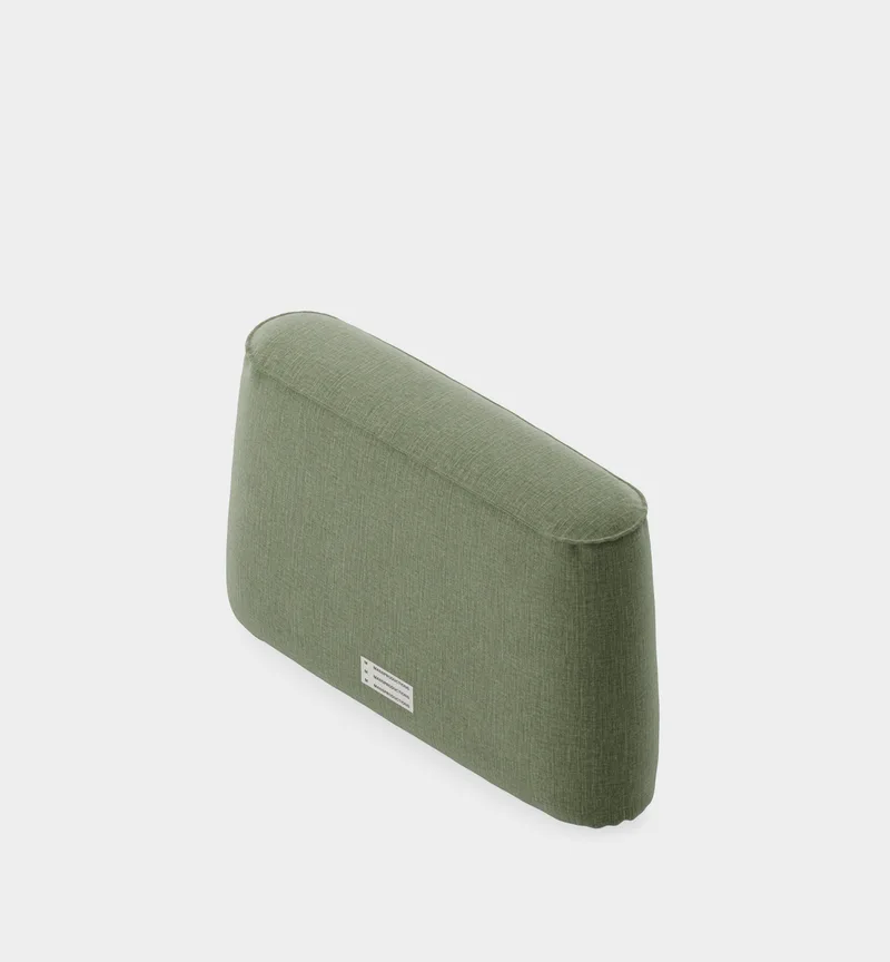 Patch Sofa System - Armrest by Massproductions in Romo – Linara 100 Tarragon, Armrest (R) – product photo
