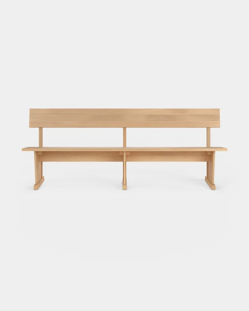 Silent Bench - Long van Massproductions in Oiled Oak – productfoto