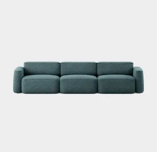 Patch 3-Seater von Massproductions in Kirkby Design – Spiral 06 Dragonfly – Produktfoto 2 von 2