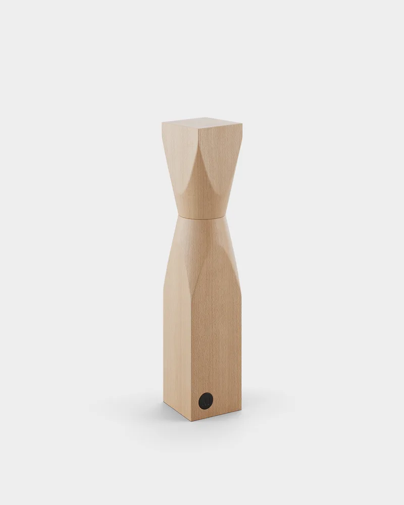 Woodi - Salt & Pepper Grinder van Massproductions in Natural Beech – productfoto