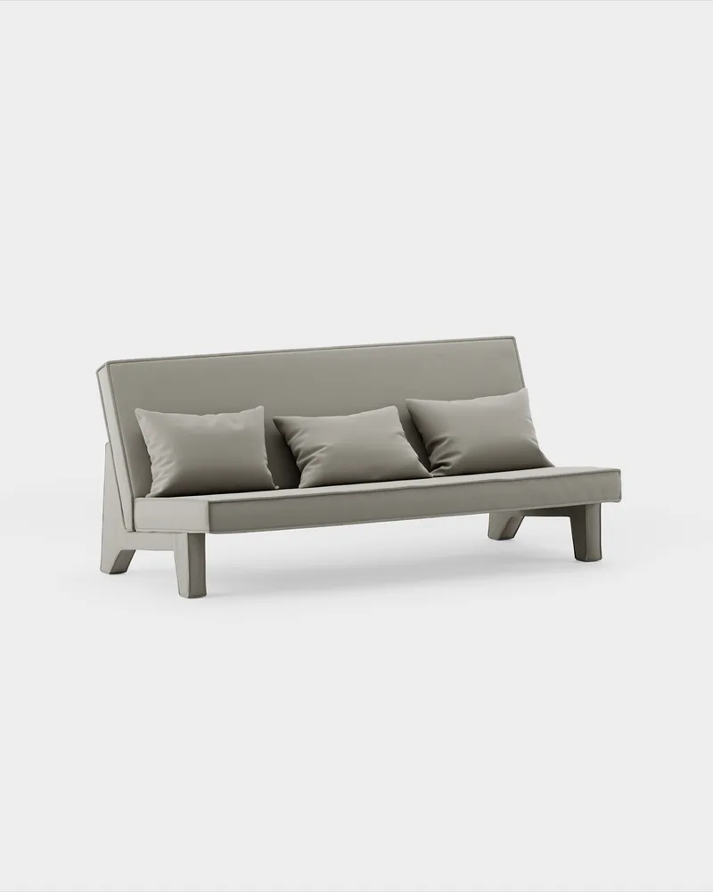 BAM! 3 Seater Sofa by Massproductions in Kirkby Design – Smooth III 87 Gris – product photo 2 of 2