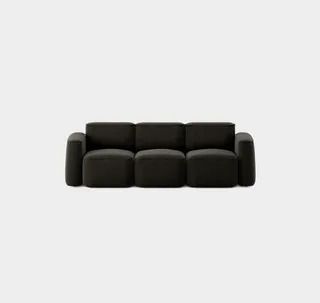 Patch 3-Seater Slim von Massproductions in Romo – Linara 90 Espresso – Produktfoto 2 von 2