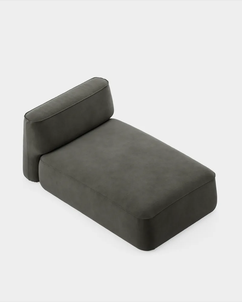 Patch Sofa System - Chaise open by Massproductions in Gabriel – Comfort+ 61013, Chaise open (L) – product photo