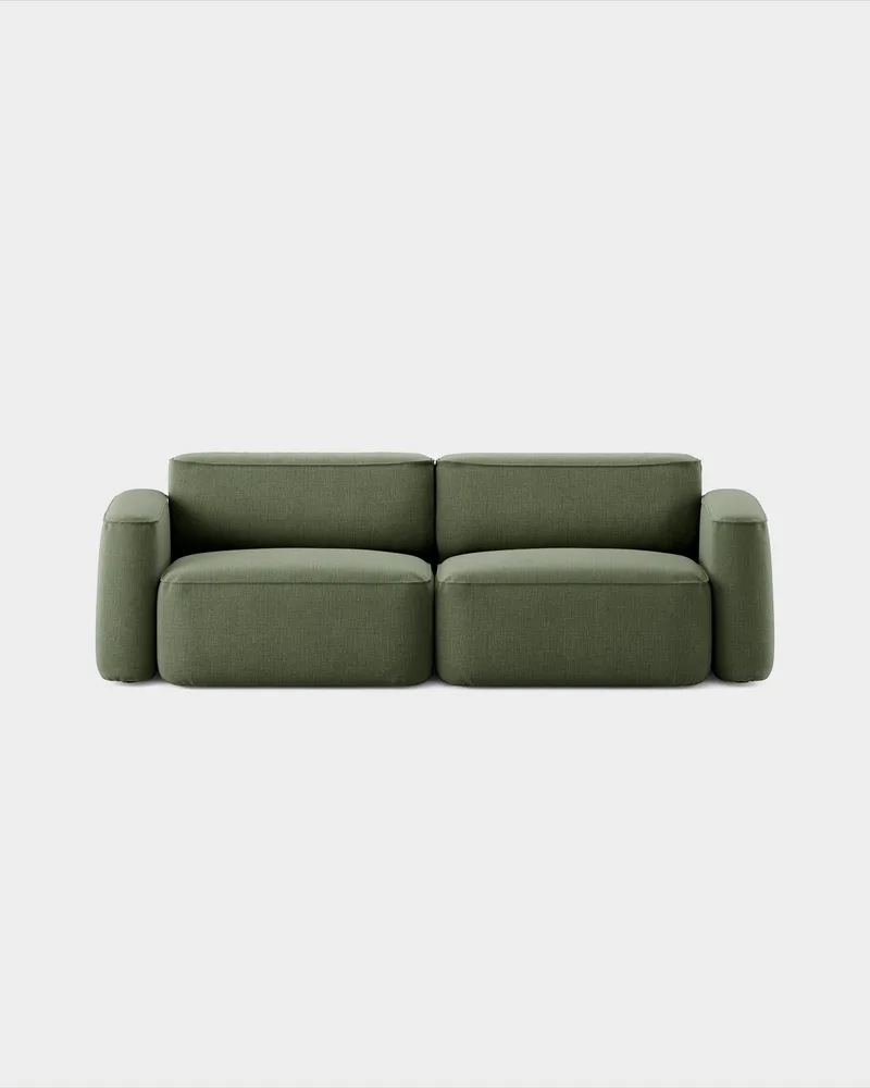 Patch 2,5-Seater by Massproductions in Romo – Linara 100 Tarragon – product photo