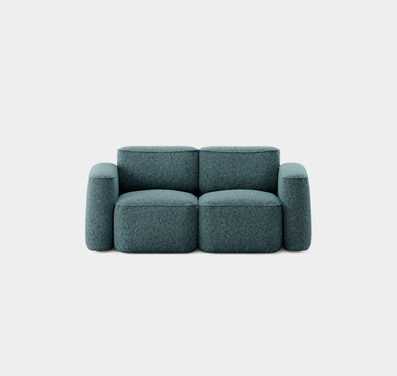 Patch 2-Seater Slim by Massproductions in Kirkby Design – Spiral 06 Dragonfly – product photo 2 of 2