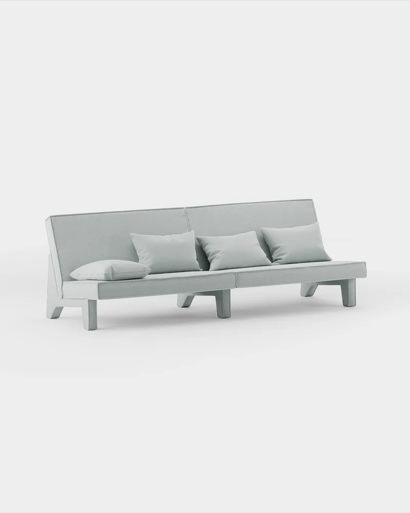 BAM! 4 Seater Sofa von Massproductions in Romo – Linara 253 Swedish Grey – Produktfoto