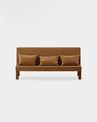 BAM! 3 Seater Sofa by Massproductions in Villa Nova – Atlantis 91 Cumin – product photo 2 of 2