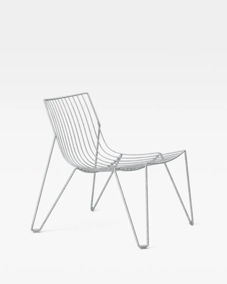 Tio Easy Chair by Massproductions in Stone Grey – RAL 7030 – product photo 2 of 2
