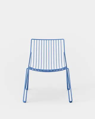 Tio Easy Chair by Massproductions in Overseas Blue 31 – product photo 2 of 2