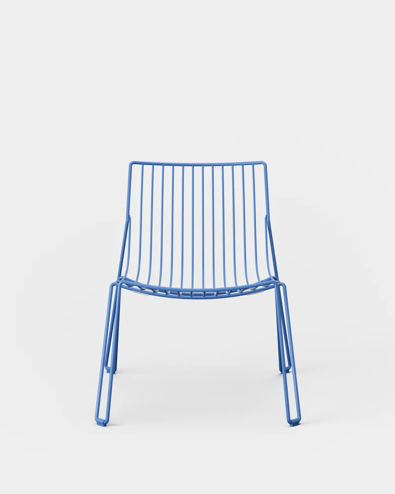 Tio Easy Chair by Massproductions in Overseas Blue 31 – product photo 2 of 2