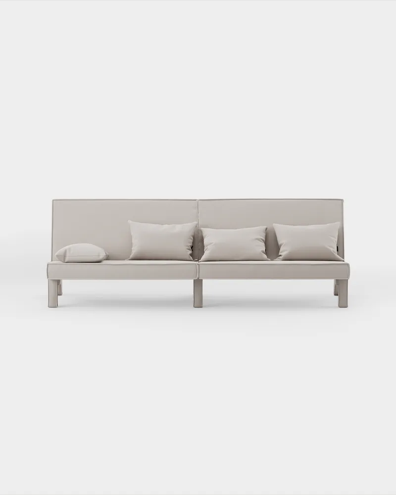 BAM! 4 Seater Sofa by Massproductions in Kirkby Design – Smooth III 35 Porcini – product photo