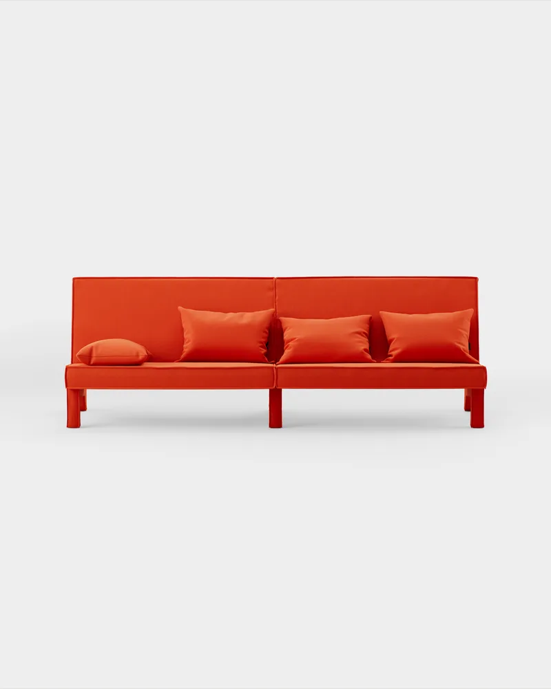 BAM! 4 Seater Sofa von Massproductions in Kvadrat – Vidar 4 0542 – Produktfoto