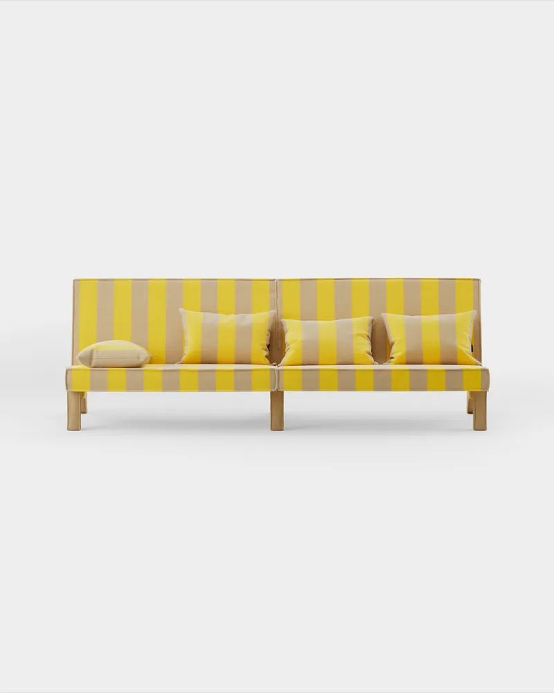 BAM! 4 Seater Sofa by Massproductions in Kvadrat – Reflex 449 – product photo
