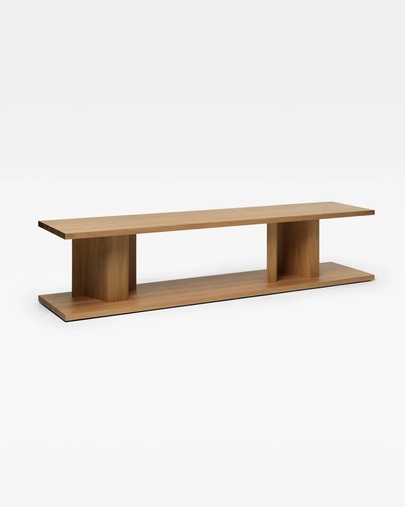 Bit Side Table van Massproductions in Natural Oak – productfoto