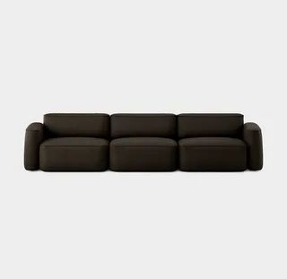 Patch 3-Seater van Massproductions in Sahco – Ecriture 380 – productfoto 2 van 2
