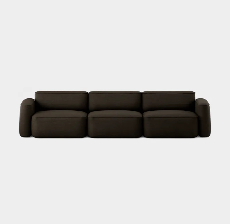 Patch 3-Seater van Massproductions in Sahco – Ecriture 380 – productfoto 2 van 2