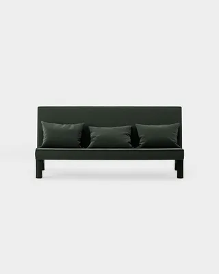 BAM! 3 Seater Sofa by Massproductions in Kirkby Design – Smooth III 45 Pine Green – product photo 2 of 2