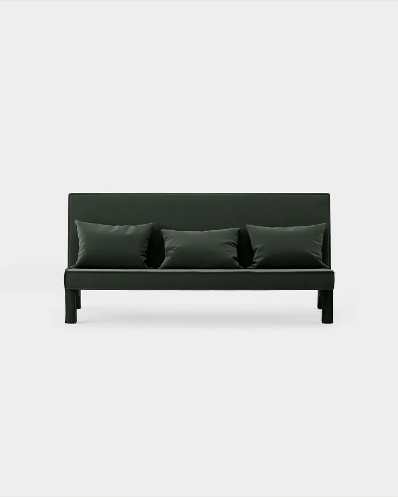 BAM! 3 Seater Sofa by Massproductions in Kirkby Design – Smooth III 45 Pine Green – product photo 2 of 2