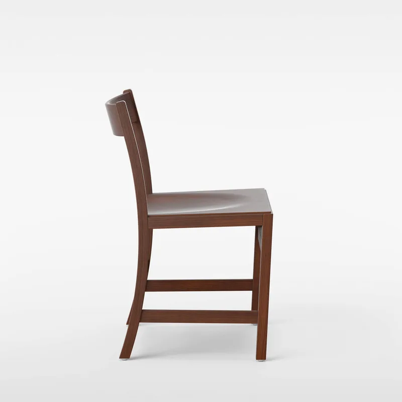 Waiter XL Chair by Massproductions in Walnut Stained Beech – product photo