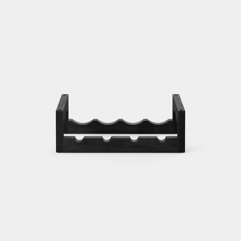 Silo Winerack de Massproductions en Black Stained Ash – photo du produit