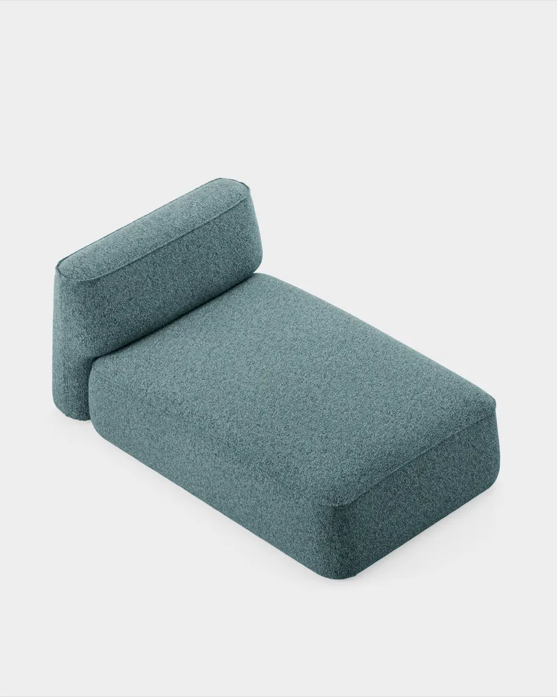 Patch Sofa System - Chaise default by Massproductions in Kirkby Design – Spiral 06 Dragonfly – product photo 2 of 2