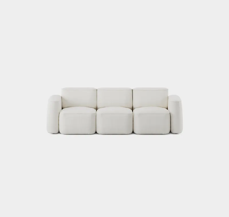 Patch 3-Seater Slim von Massproductions in Sahco – Ecriture 100 – Produktfoto 2 von 2