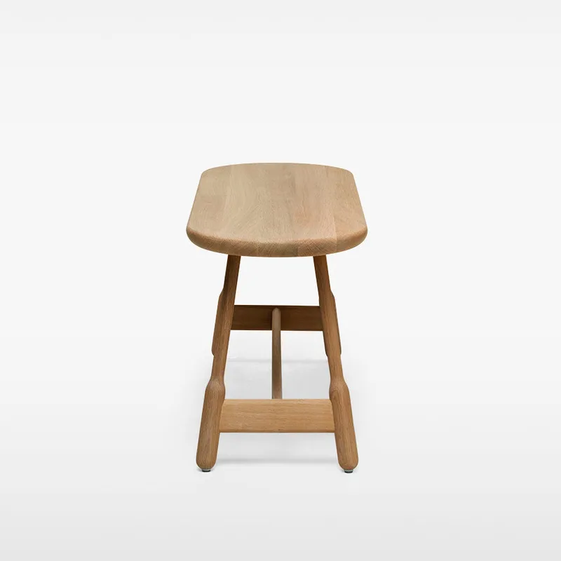 Albert Bench - L1100 by Massproductions in Natural Oak – product photo
