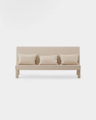 BAM! 3 Seater Sofa van Massproductions in Villa Nova – Atlantis 52 Alabaster – productfoto 2 van 2