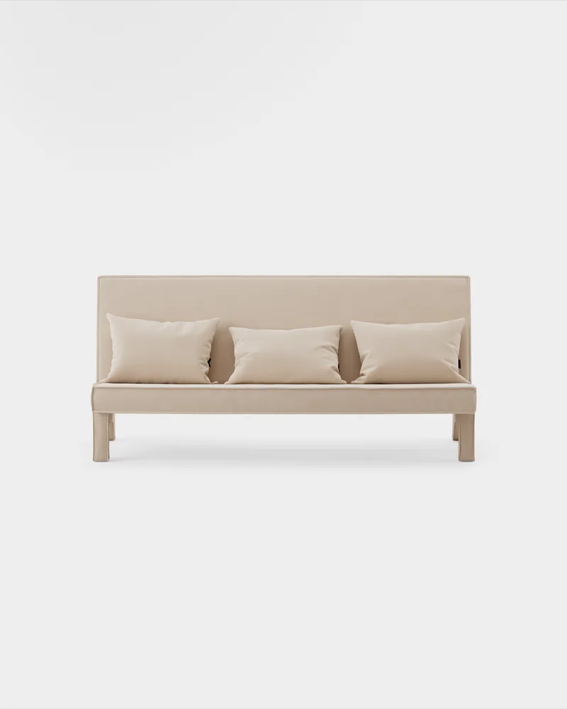 BAM! 3 Seater Sofa van Massproductions in Villa Nova – Atlantis 52 Alabaster – productfoto 2 van 2