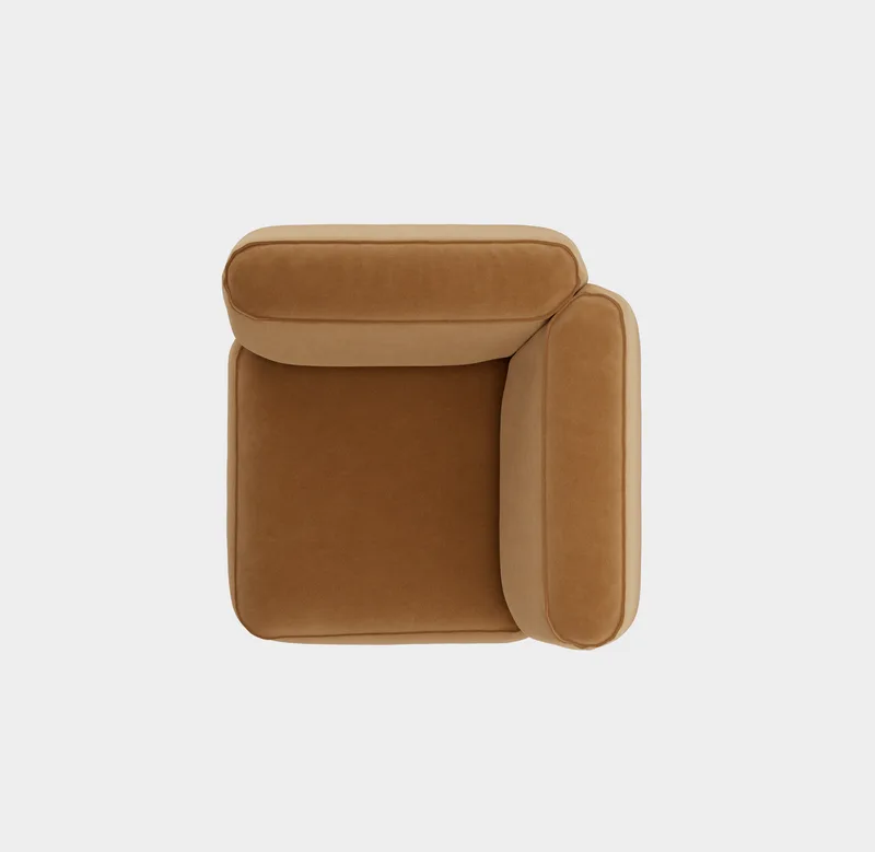 Patch Sofa System - Corner van Massproductions in Villa Nova – Atlantis 91 Cumin – productfoto